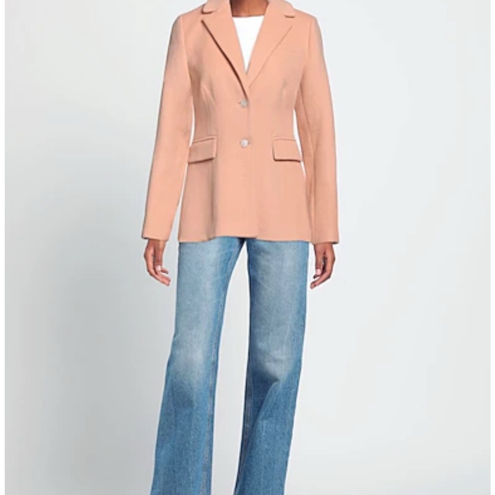 LoveShackFancy Lula Rose Stone Blazer